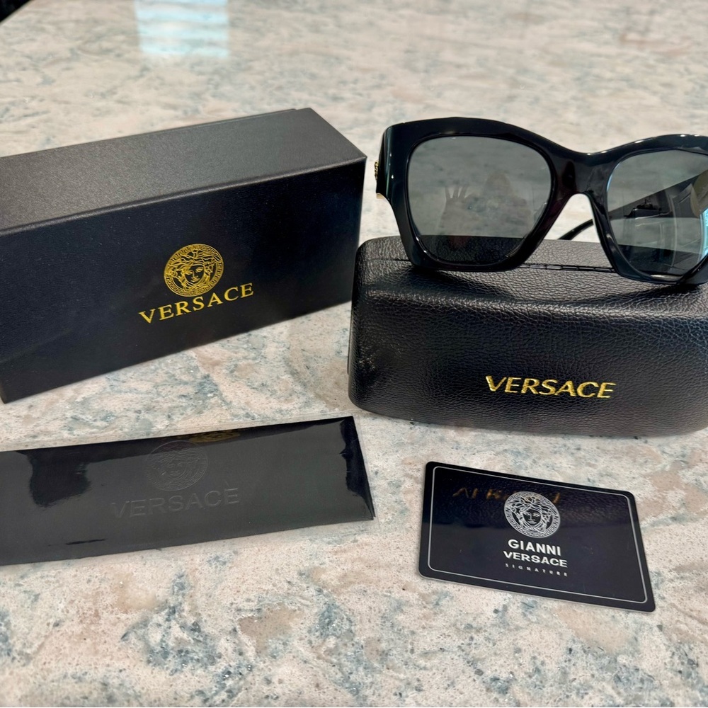Versace Black Sunglasses